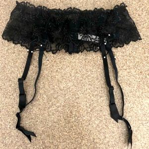 Marie Jo Lace and Pearl Garter Belt